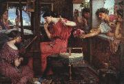 John William Waterhouse Penelope and the Suitors oil on canvas